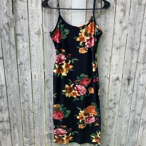 Floral bodycon dress